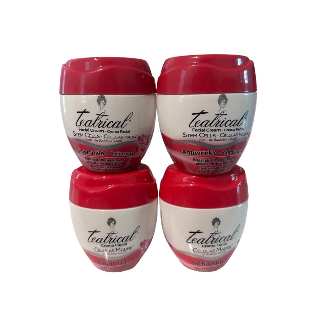 Teatrical Facial Cream Stem Cells Antiwrinkle PACK OF 4 NEW